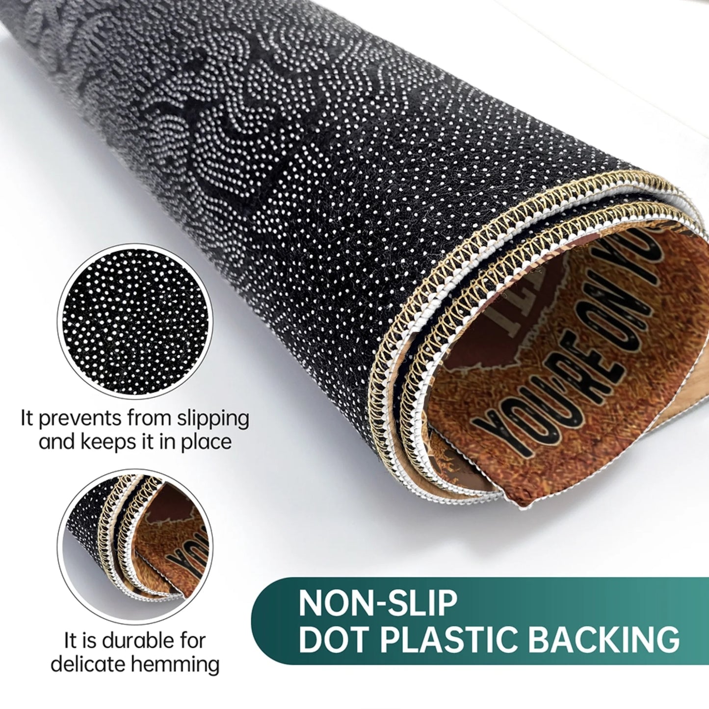 Personalisierte Familien-Fußmatte – Benutzerdefinierte Namen & Sneakers