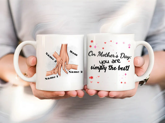 11 oz Mug Mom hand