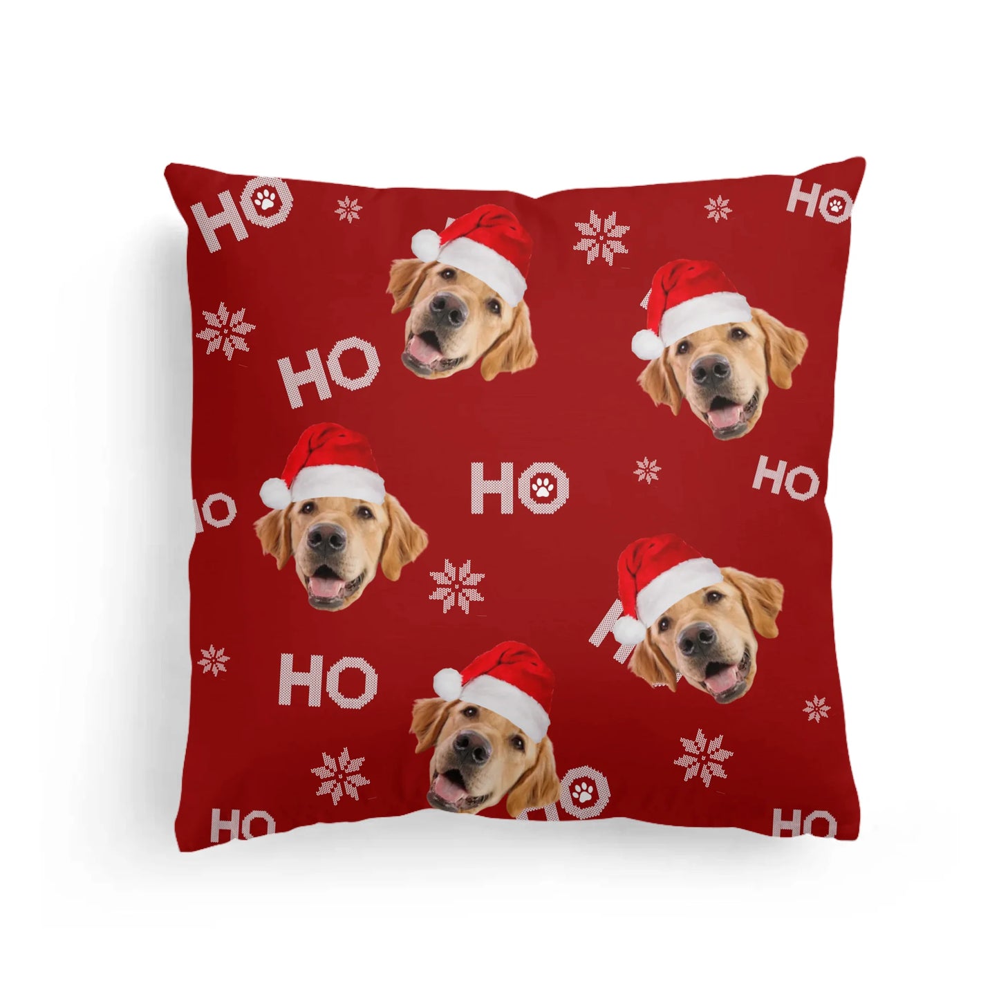 Custom Pet Photo | Merry Christmas | Pillow