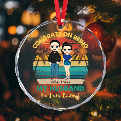 Husband & Wife Anniversary Ornament