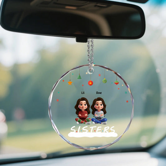 Sister & Bestie Personalized Ornament