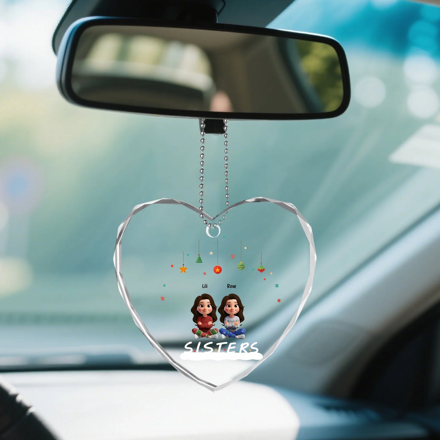 Sister & Bestie Personalized Ornament