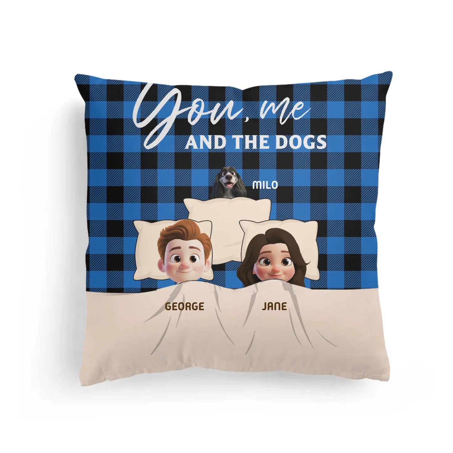 You Me And The Dogs Dog | 3D Personalize | Bed | Blanket