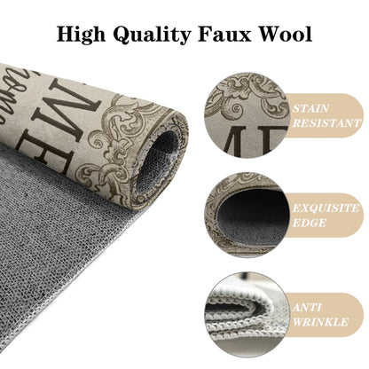 Personalized Family Doormat – Custom Names & Sneakers